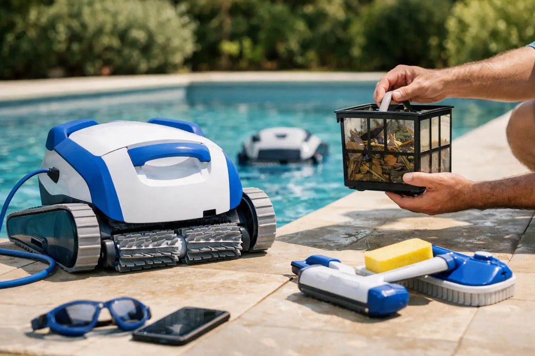 9 erreurs entretien robot piscine à éviter