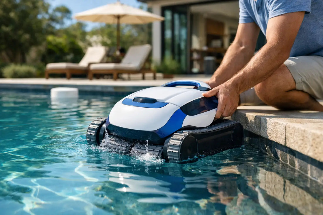 Installer un robot piscine sans fil